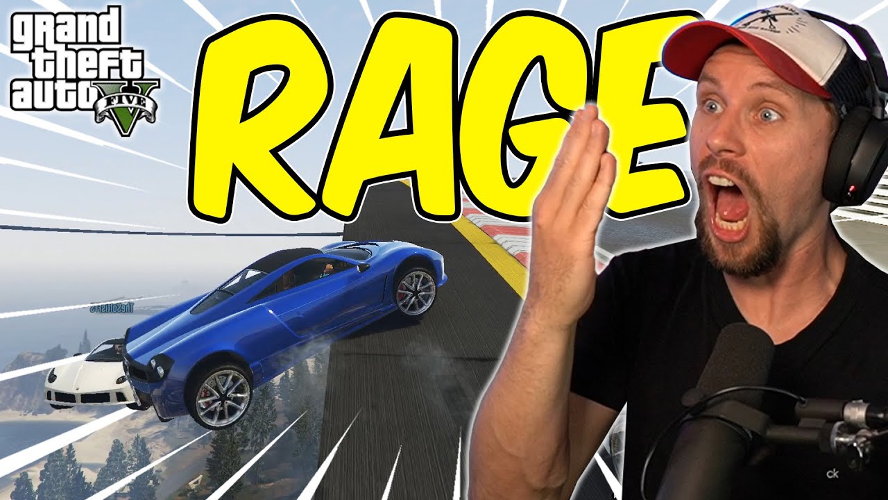 SMÅ RACE MED MYCKET RAGE | GTA 5 med SoftisFFS
