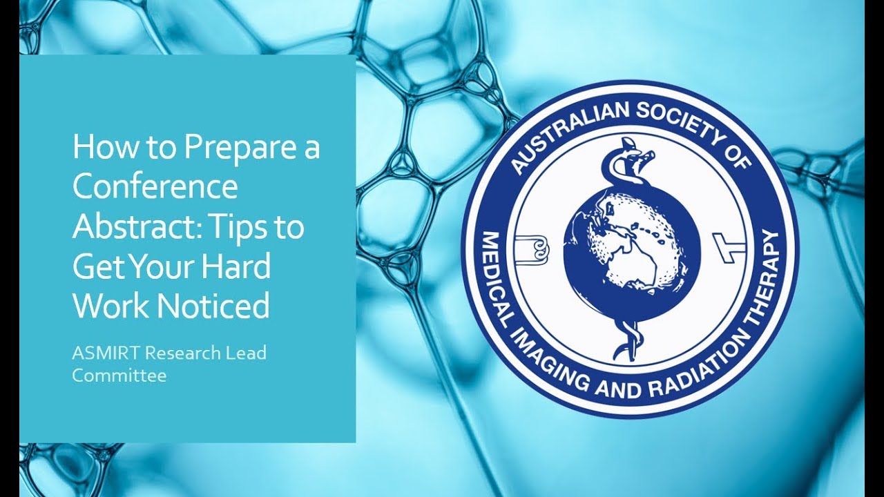 How to Prepare a Conference Abstract