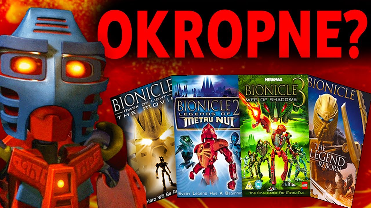 OBEJRZAŁEM WSZYSTKIE FILMY LEGO BIONICLE...