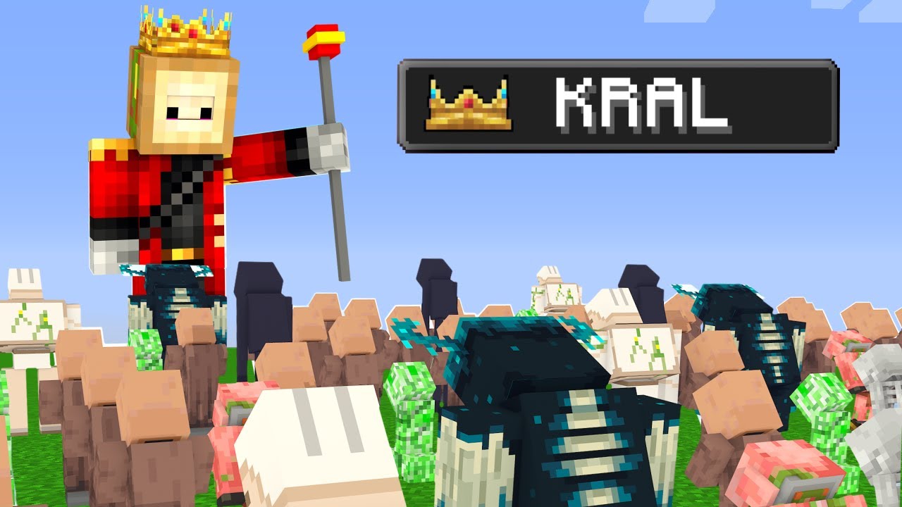 MİNECRAFT'ın KRALI OLDUMMM!