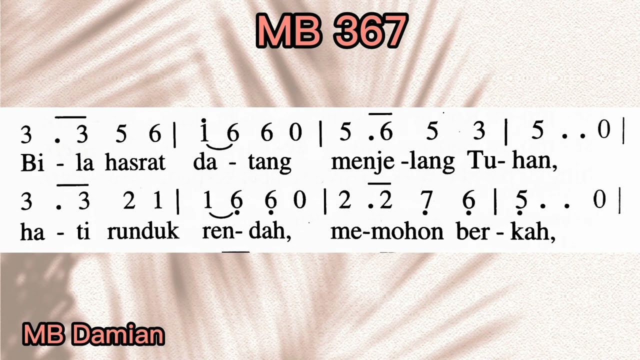 Lagu Prapaskah, Madah Bakti
