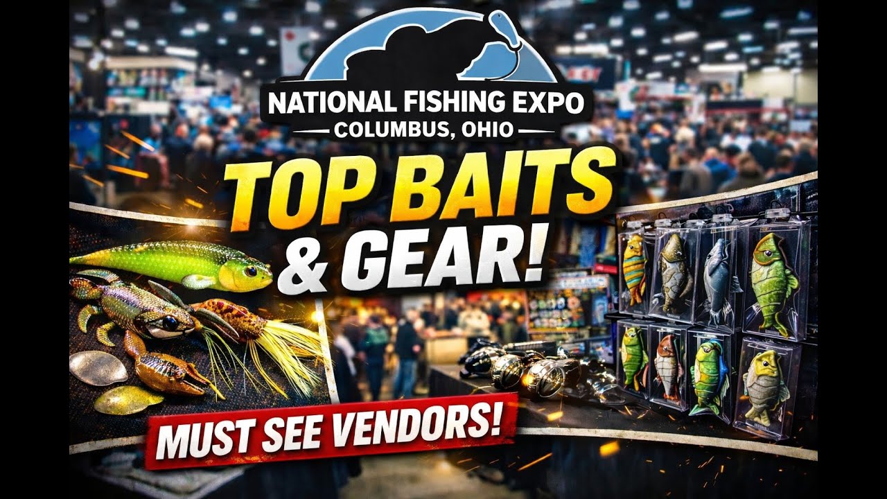 🎣 Inside the National Fishing Expo in Columbus, Ohio | Top Vendors & New Baits!