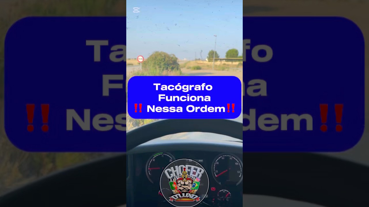 Tac&oacute;grafo - Funciona Nessa Ordem ✅ #choferdluxo