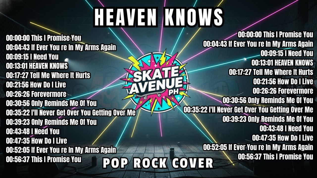 Rock Cover Songs | Non-stop Playlist 2026 🎸 Best OPM Rock Hits 2026 | Skate Avenue PH - Heaven Knows