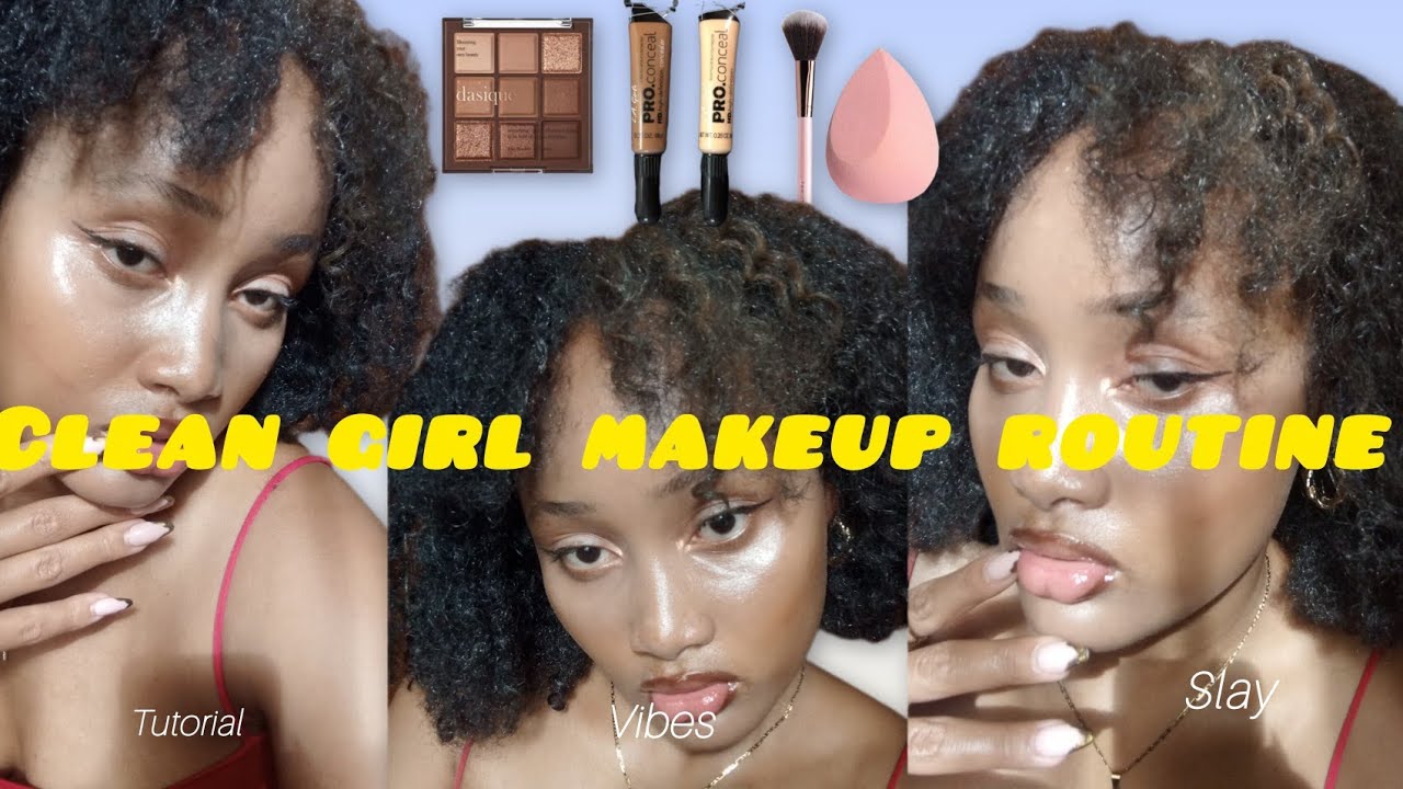 Easy everyday glow || clean girl makeup [Kenyan YouTuber]
