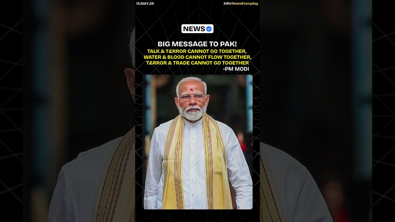 PM Modi's Stern Message to Pakistan: 