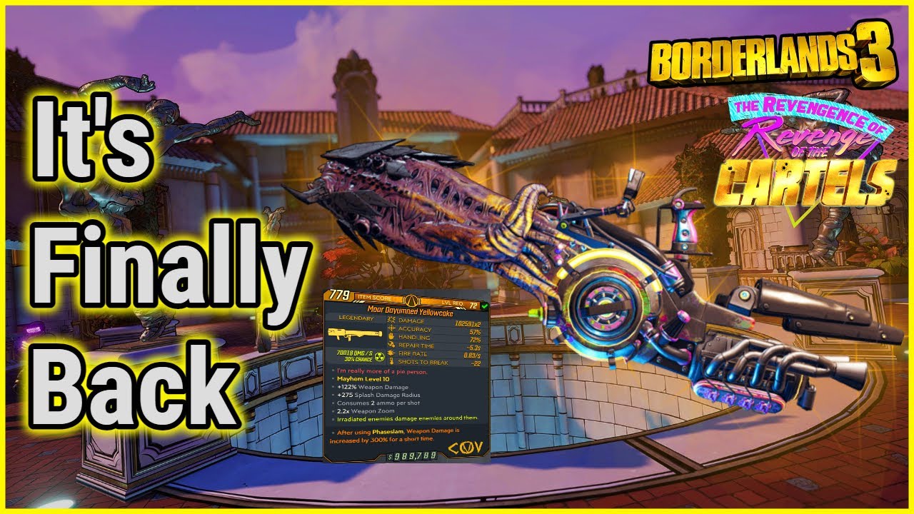 The Yellowcake Has Returned And It's Tasty | Borderlands 3