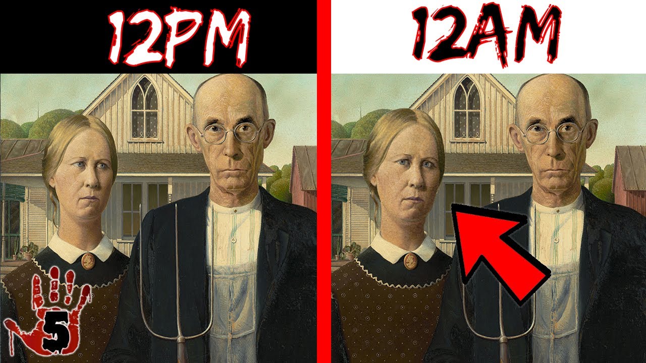 Top 5 Scary Haunted Paintings Caught Moving