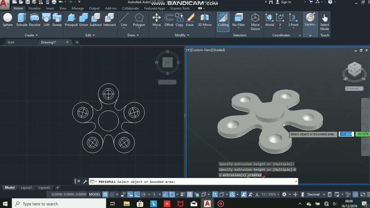 AUTOCAD (FIDGETSPINNER)