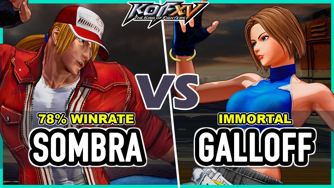 KOF XV 🔥 Sombra (Yamazaki/Terry/Gato) vs Galloff (Rock/Blue Mary/Iori)