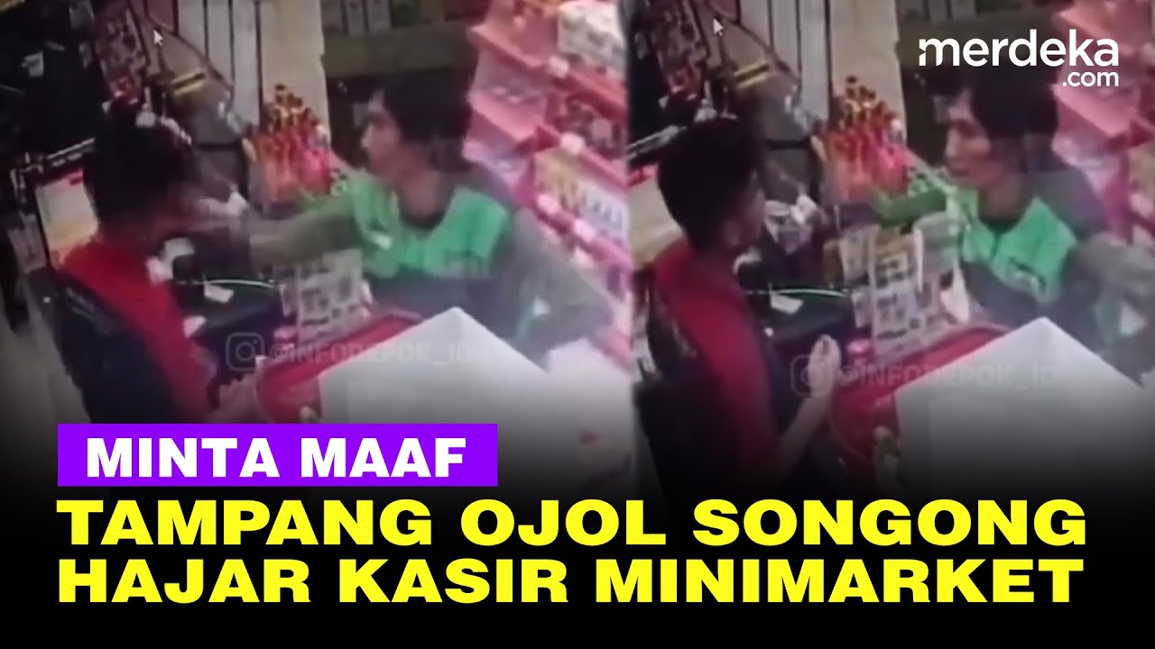 Wajah Driver Ojol Tengil Tampar Kasir Minimarket di Depok, Minta Maaf Usai Viral