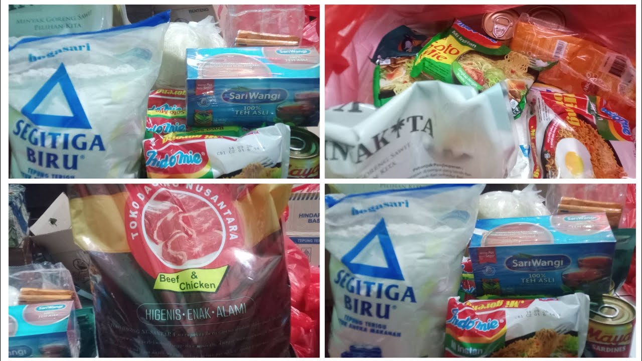 KEMAS 30 PAKET SEMBAKO 200 RBAN// tips belanja hemat