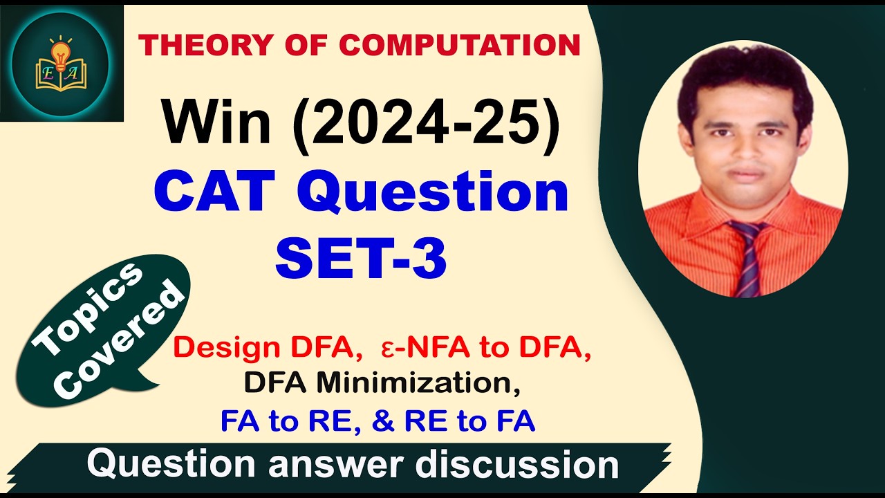 CAT-1 (WIN_2024-25) Question and Answer Discussion | Theory Of Computation | TOC