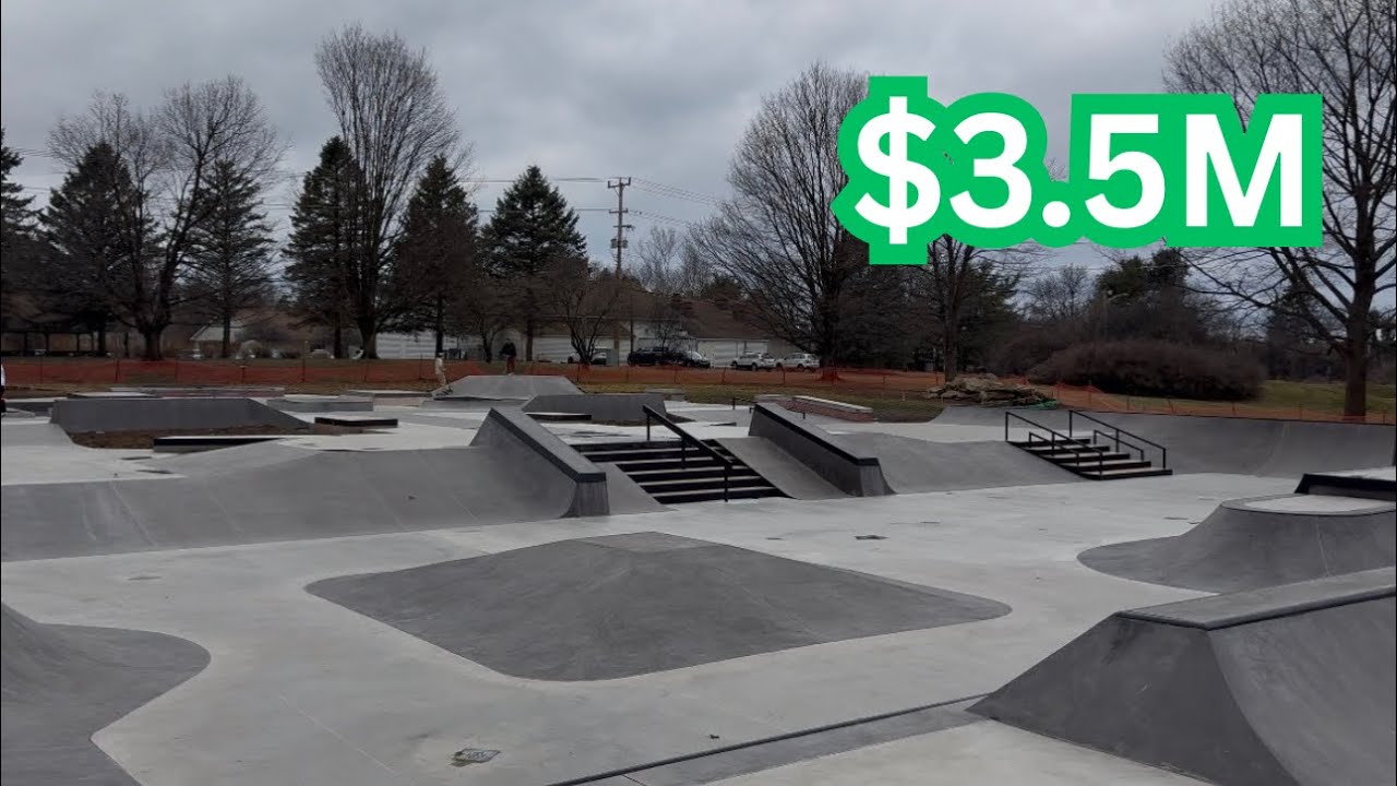 Riding New 3.5 MILLION Dollar Skatepark