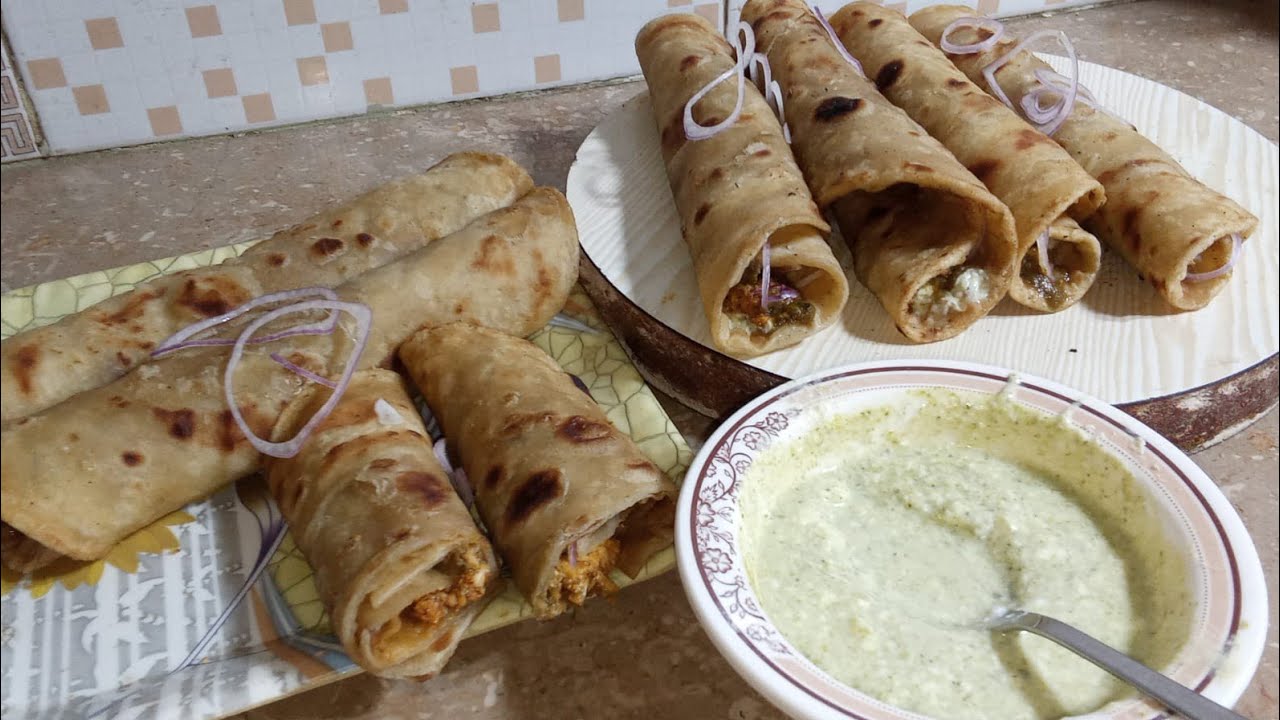 CHICKEN CHATNI ROLL #recipe #recipe #youtube #cooking