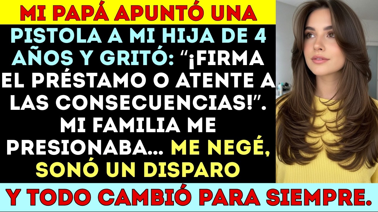 MI PAPÁ GRITÓ:“¡Tú elige: o firmas el préstamo… o tu hija de 4 años!” — mi propio padre #viral