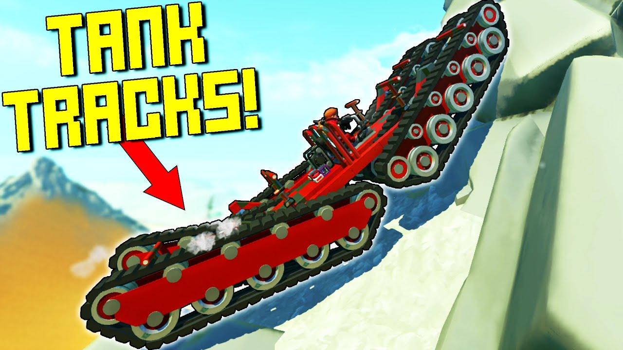 NEW Tank Tracks Mod Is Actually Pretty Legit!  - Scrap Mechanic Multiplayer