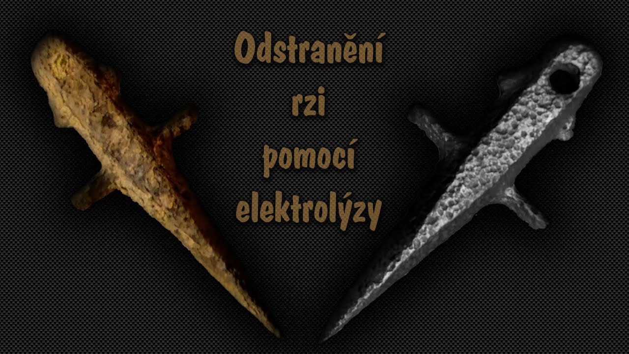 Odstranění rzi pomocí elektrolýzy