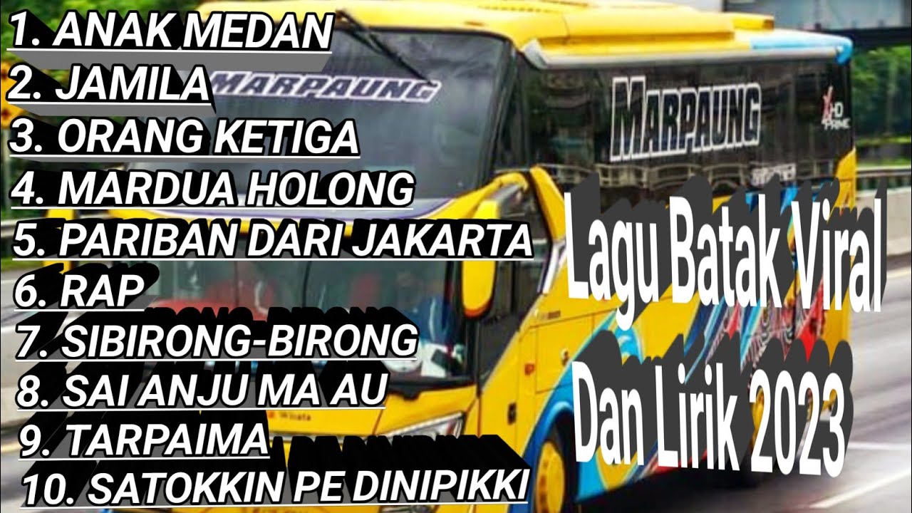 LAGU BATAK VIRAL DAN LIRIK 2023 | SIENA WISATA MARPAUNG