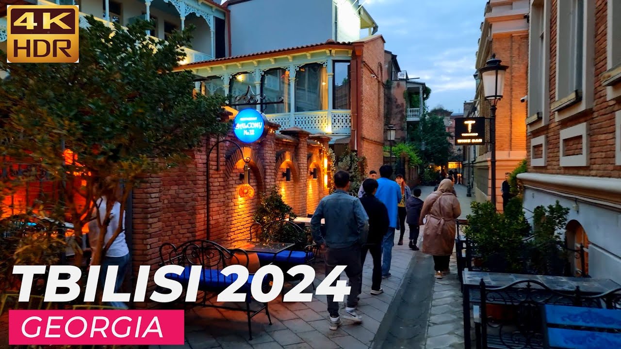 【4K】Tbilisi,Georgia 4K Walking Tour  2024