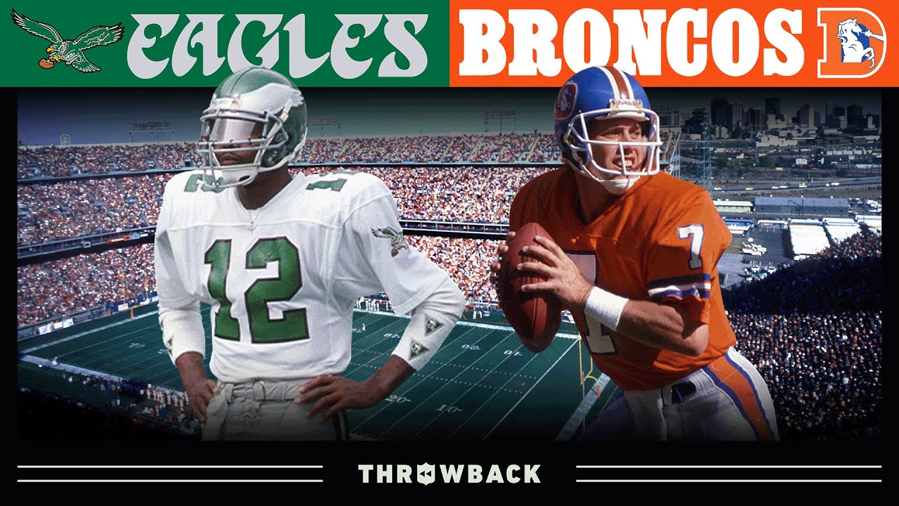 Cunningham vs Elway in an ELITE Jersey Matchup! (Eagles vs. Broncos 1989, Week 8)