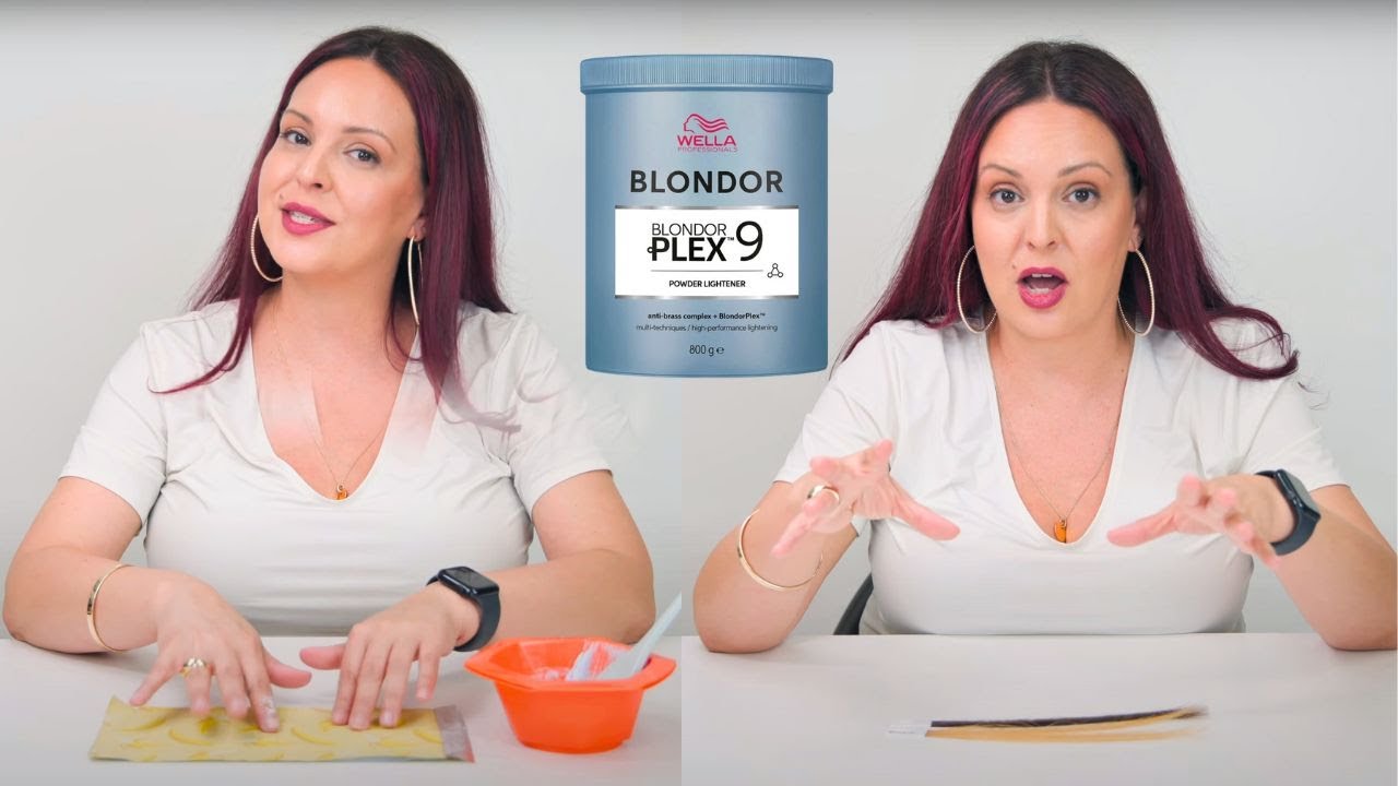 Testing Wella BlondorPlex 9 Bleach Powder to see if it's the Best Hair Bleach on Dark Hair
