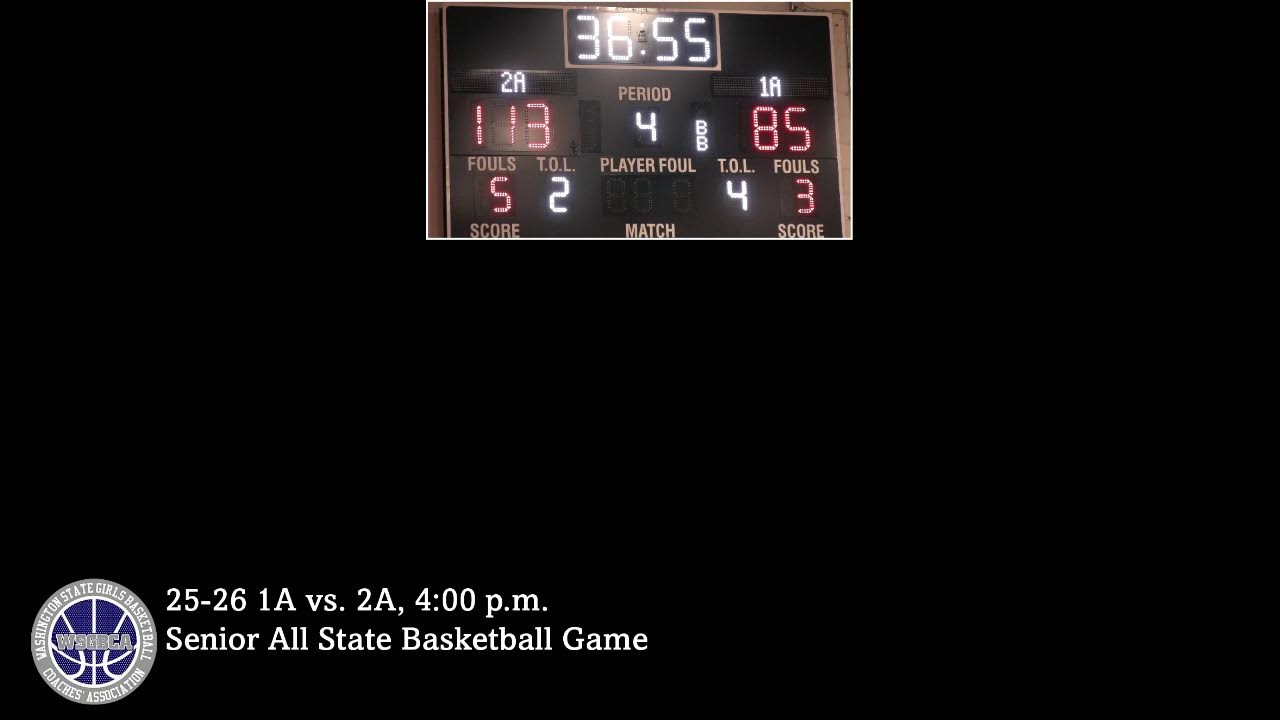 25-26 1A vs 2A Senior All State Basketball Game, Washington State