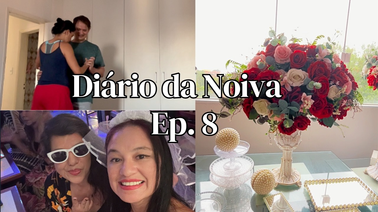 VLOG: Diário da Noiva - EP. 8: Nossa primiera dança | Despedida de solteira supresa, me emocionei.
