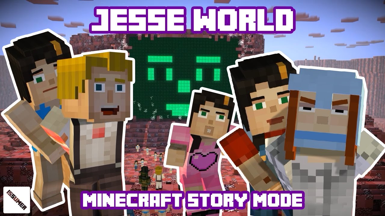 Destroying Jesse(F) PAMA World - Minecraft Story Mode (Jesse Theme)