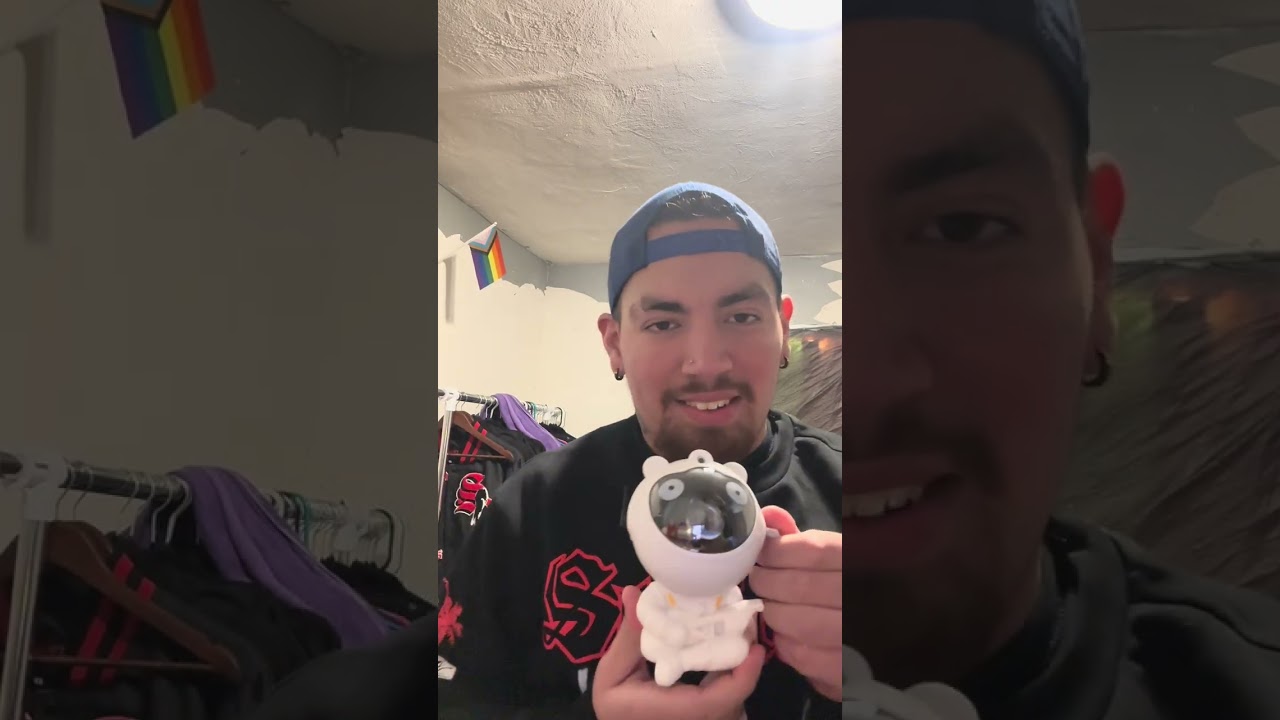 TikTok shop Galaxy light projector unboxing 