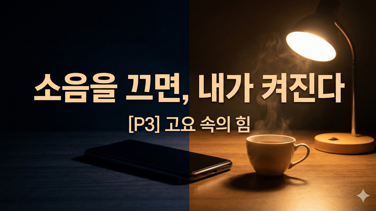 소음을 끄면 내가 켜진다 | 고요 속의 힘 (Power of Stillness)