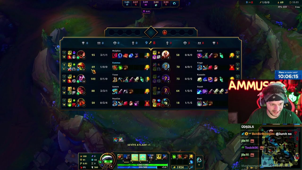 Notable Moments from Rammus53's LoL Match | Different Moments That Occurred While Advancing on th...