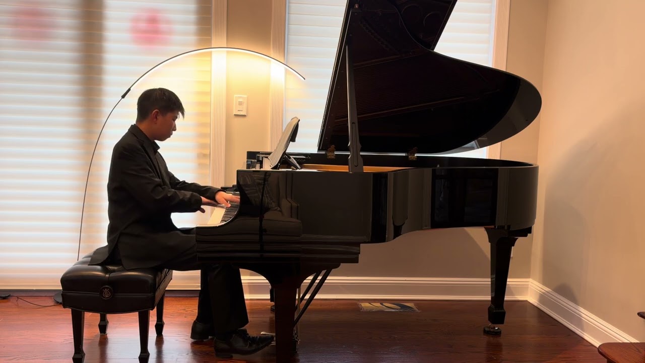 Derrick plays Piano Sonata No. 8 In C Minor, Op. 13 “Pathétique” First Movement By Beethoven