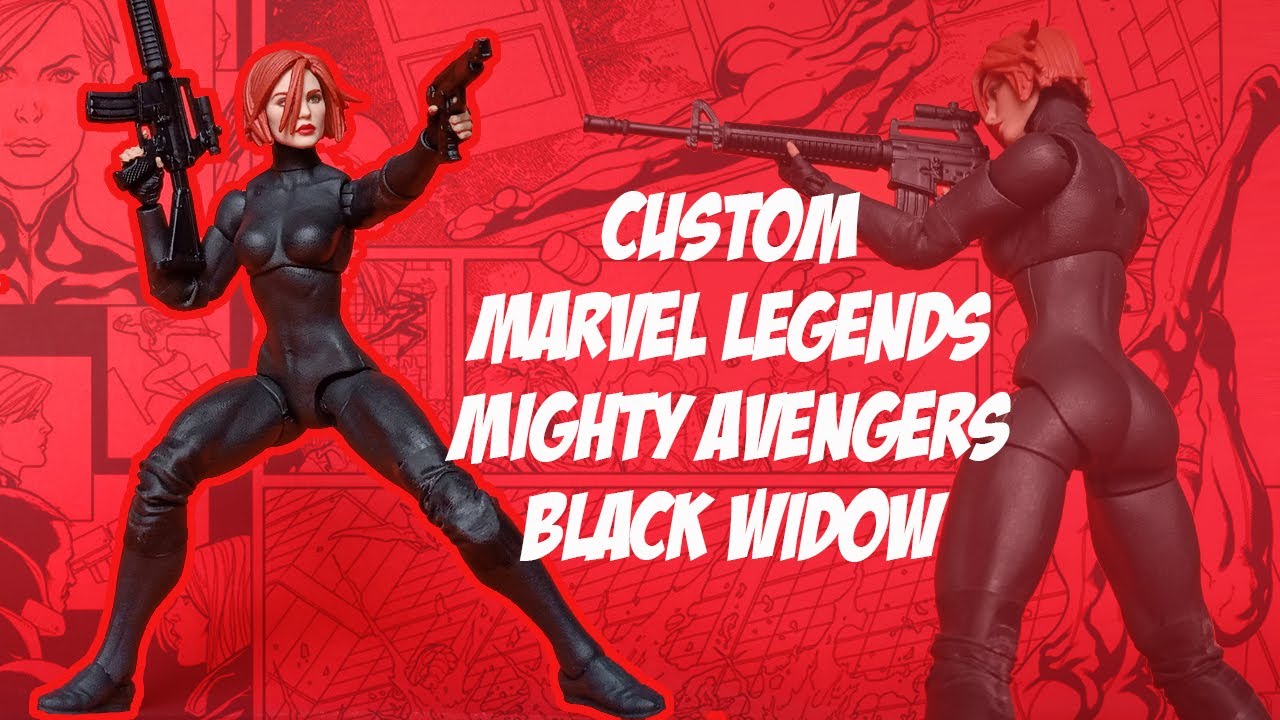 Custom Showcase Ep. CS053 | Custom Marvel Legends Mighty Avengers Black Widow - Frank Cho version