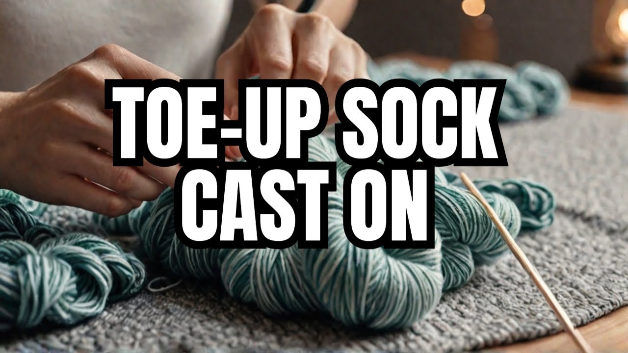 Achieve Beautifully Knit Socks Toe Up - Part 1 - Casting On