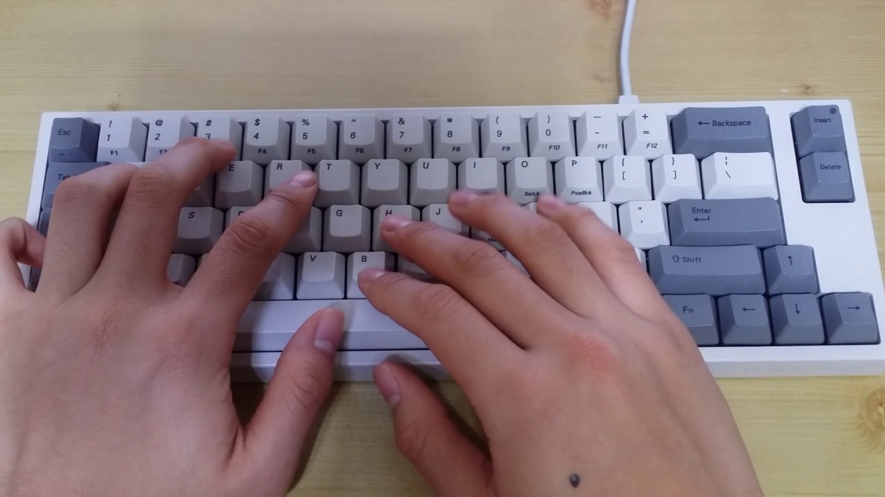 Typing Demo #002: Leopold FC660C (Topre Switches)