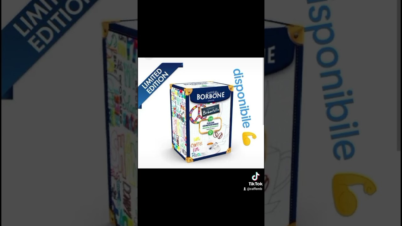 Borbone blu (birbantello) 1500 cialde edizione illimitata gi&agrave; disponibile da MB caff&egrave;