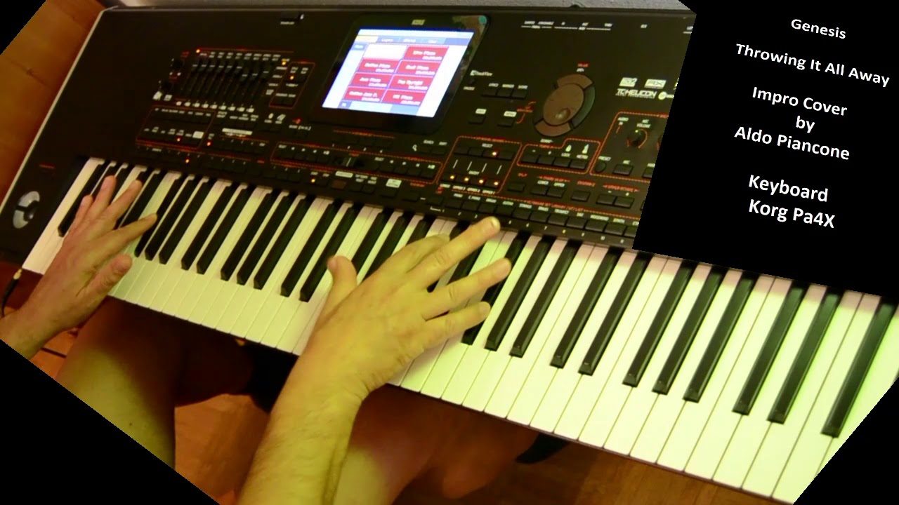 Throwing it all away - Genesis Cover on Keyboard Korg Aldo Piancone