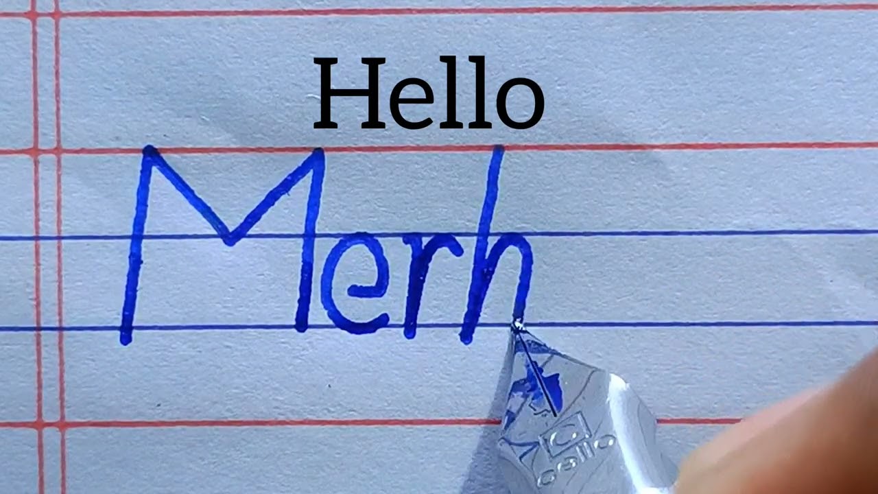 How to write Hello Turkish language | how to learn write Hello Turkish handwriting | handwriting