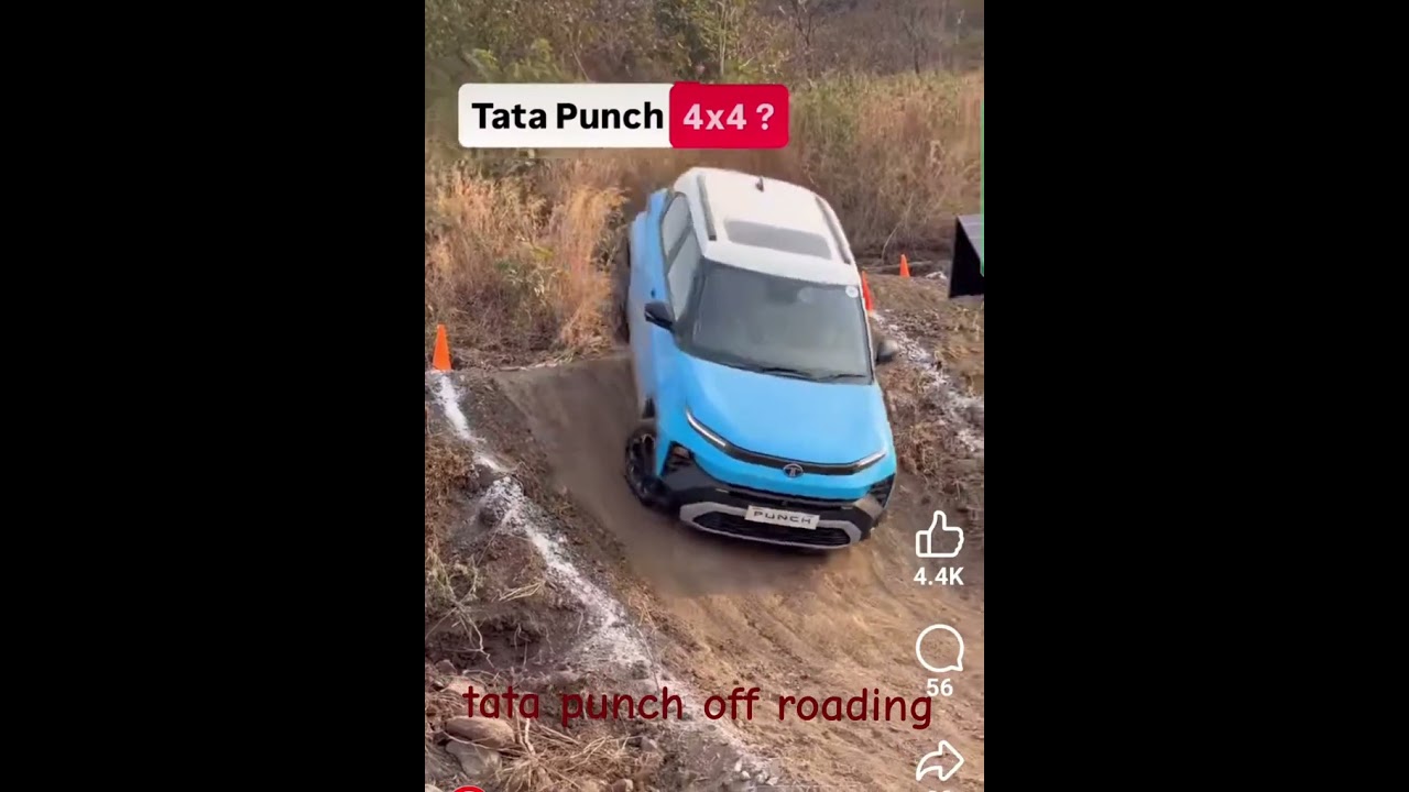 tata punch off roading test...