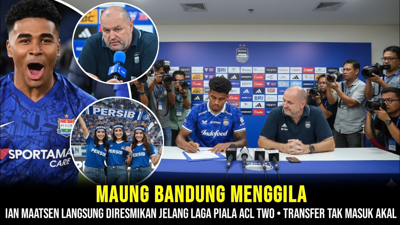 DILUAR DUGAAN! PECAHKAN REKOR TRANSFER, WING BEK GRIDE A IAN MAATSEN RESMI GABUNG PERSIB BANDUNG