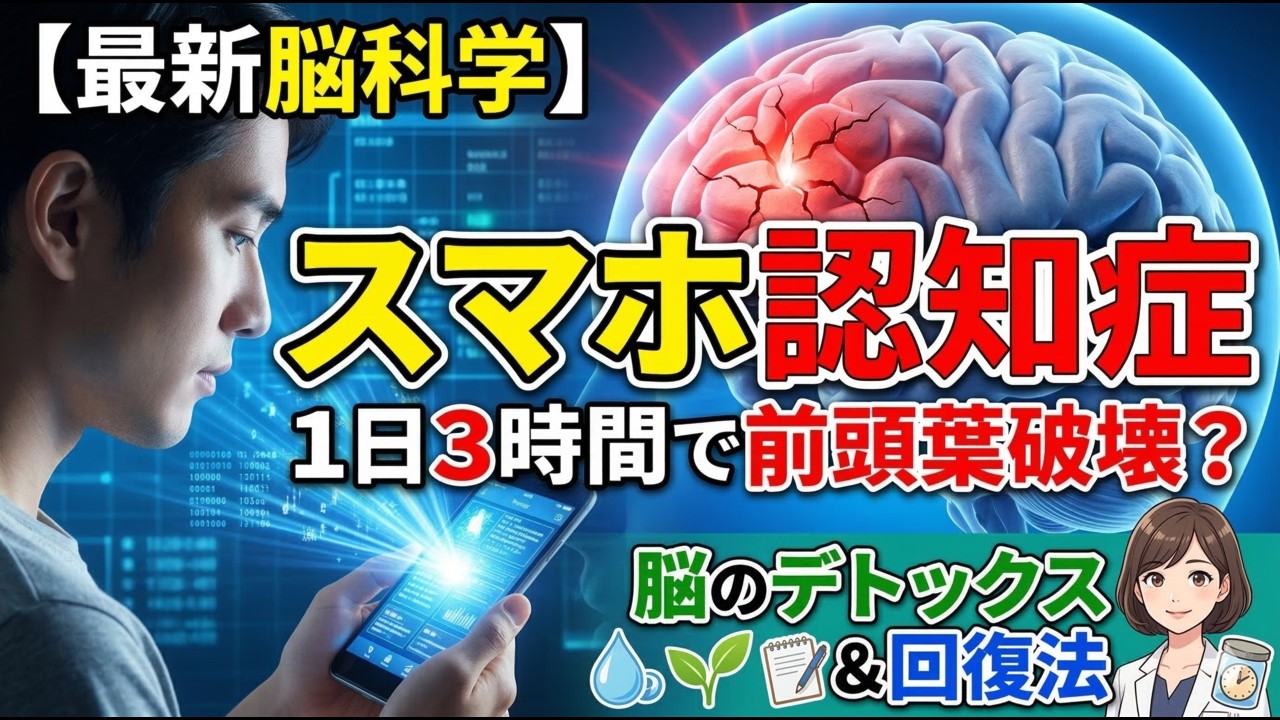 【東北大・福井大の研究】物忘れが激しい人は要注意！デジタル時代に急増する「スマホ認知症」から脳を回復させる3つの習慣