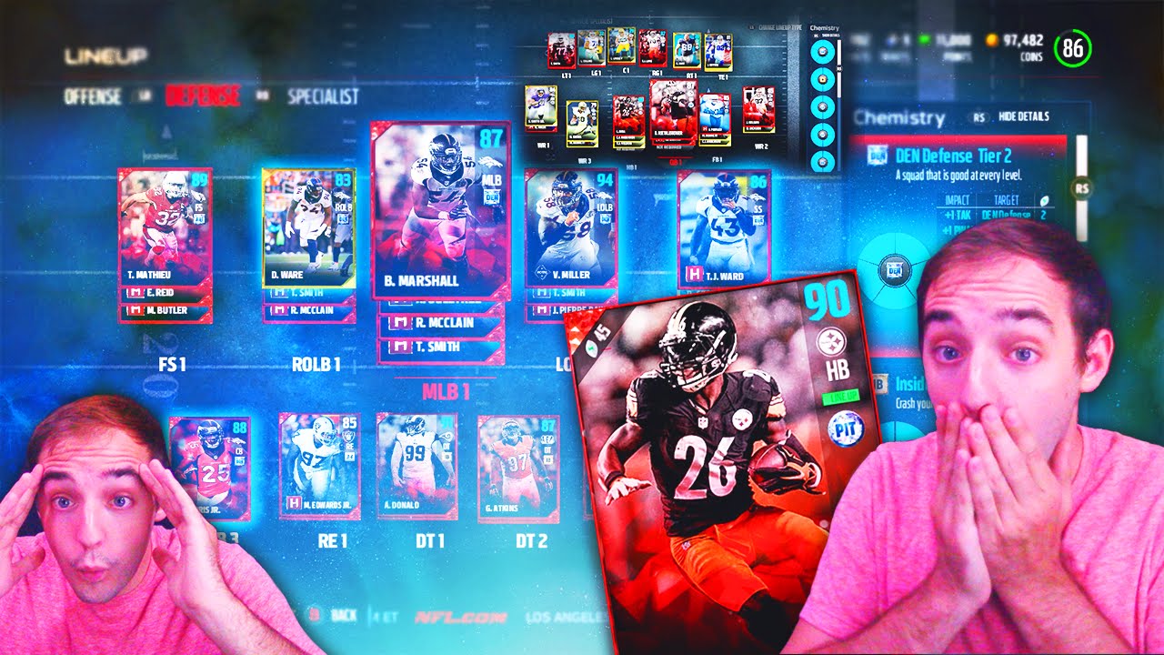Madden 17 Ultimate Team 6 CHEMISTRY INSANE 86 OVERALL TEAM REVEAL!