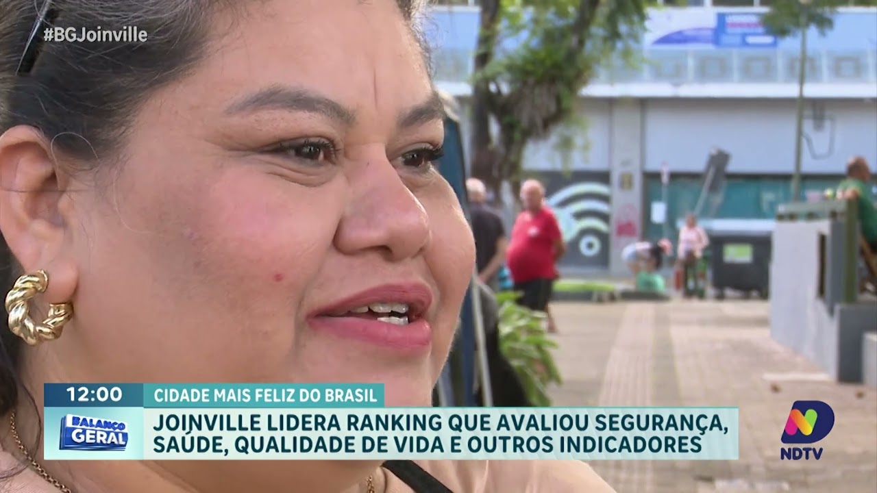 Joinville é eleita a cidade mais feliz do Brasil em 2025