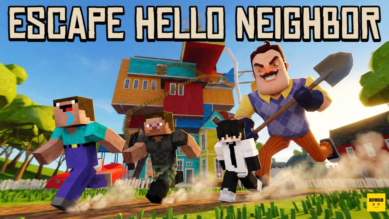 HELLO NEIGHBOR ACT-3: Freddy Bear Guarding the House 🐻🔥ROBLOX