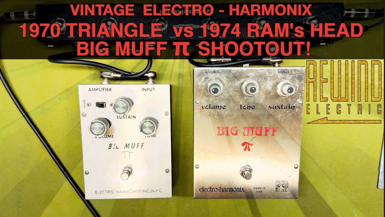 Big Muff Shootout! 1970 Triangle VS 1974 Ram's Head Electro-Harmonix