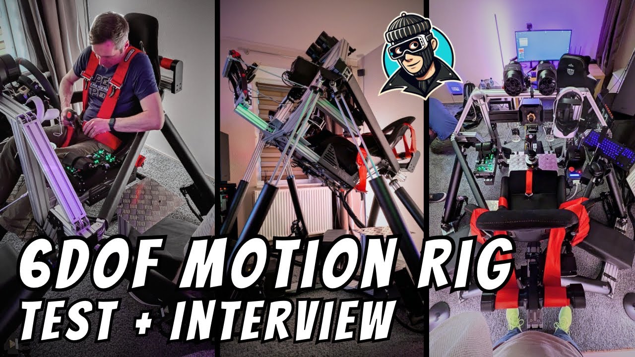 6DOF Motion Rig  / Test + Interview - Motion XP