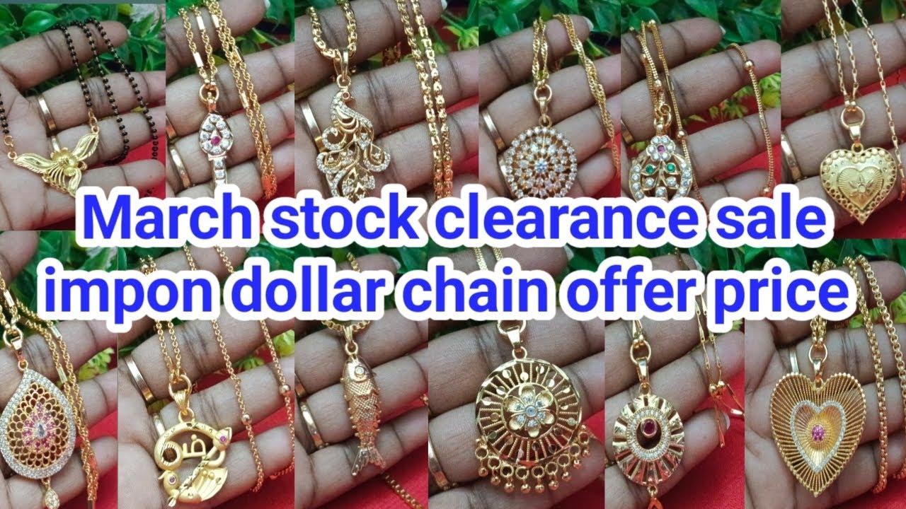 March stock clearance sale day 5/impon dollar chain offer price 8680934277