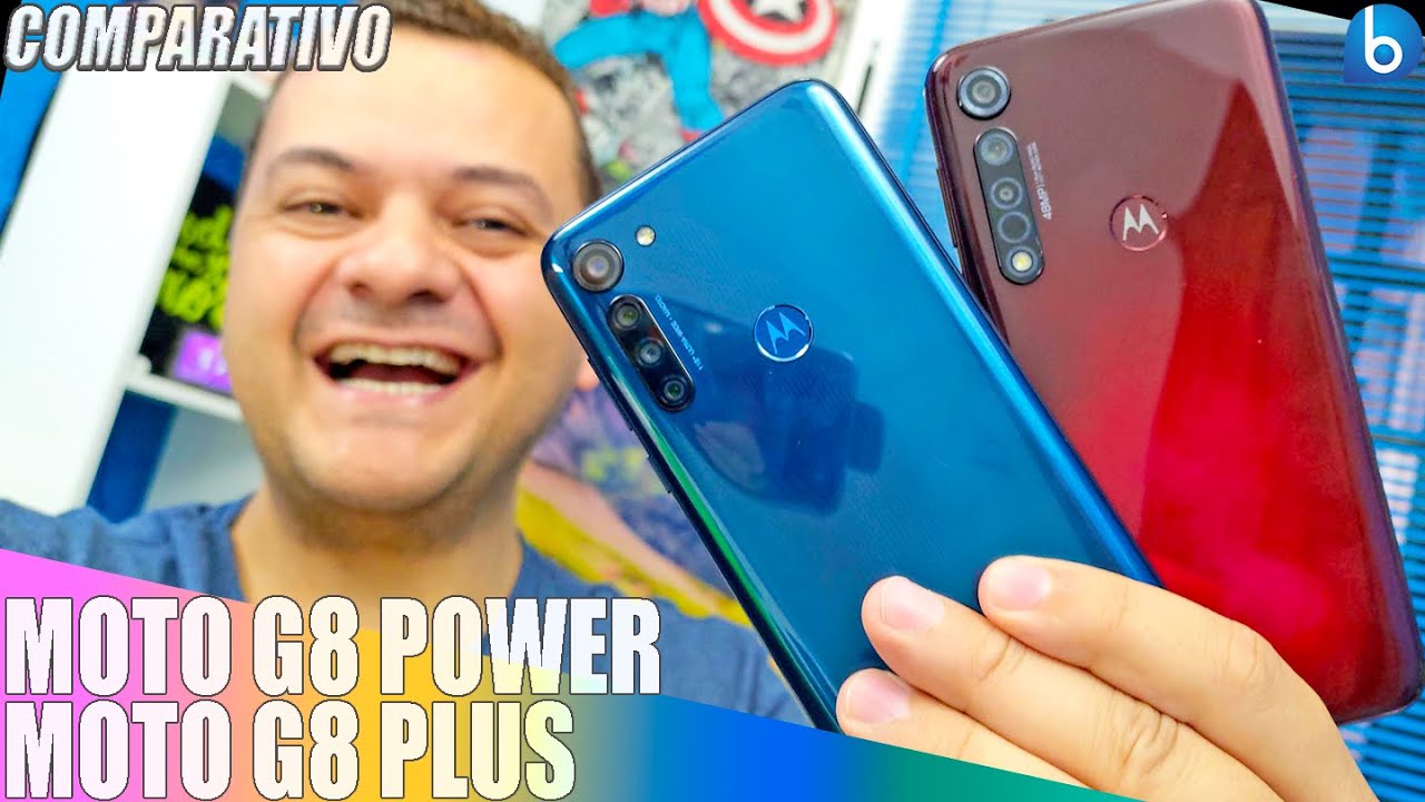 MOTO G8 POWER VS MOTO G8 PLUS | QUAL O MELHOR? COMPARATIVO