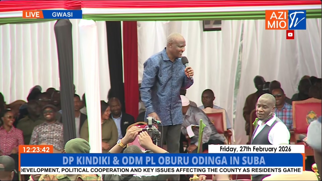 'All The Women Here Are My Wives' CS Mbadi Leaves Crowd in STITCHES Before DP Kindiki in Gwasi